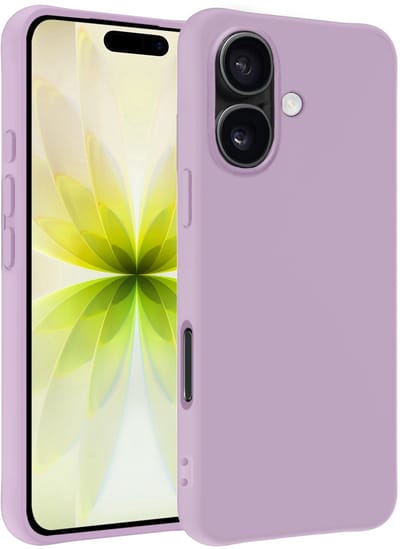 Hoesje - Geschikt voor Apple iPhone 17 - Sterk & Shockproof - Hoes Cover - Siliconen Case - Telefoonhoesjes - Lila