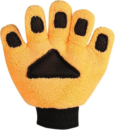 Autowashandjes - Reinigingshandschoenen - Voertuigonderhoud - Dubbelzijdig Koraalfleece - 224 x 157 cm - Grijs