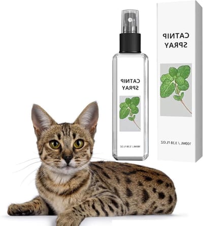 Kattenkruidspray voor katten training en ontspanning met kattengras - Herbal Cat Joy Spray