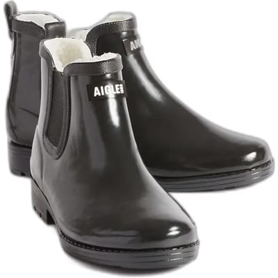 Aigle Carville Fur 2 | Zwart - Regenlaarzen - Maat 37 - Black
