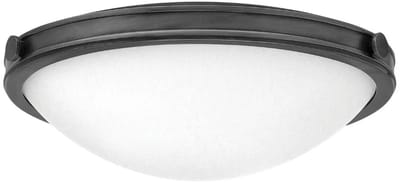 Hinkley LED Plafondlamp Collier | 3X E27 Max 40W | Black Oxide