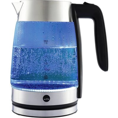 Wilfa WKG-2200S Waterkoker Kijkvenster, Oververhittingsbeveiliging Aantal/Volume: 1.8 l Zilver