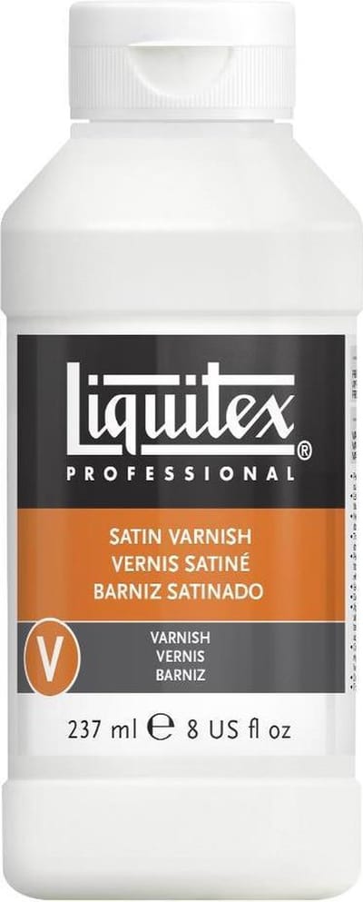 Liquitex 8208 Professional Zijdeglans Vernis 237 ml – Acrylvernis, satijn, transparant, UV-bestendig, duurzaam - Satijnvernis