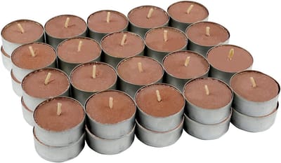 40x Geurtheelichtjes Kaneelgeur - Lange Brandduur & Decoratief