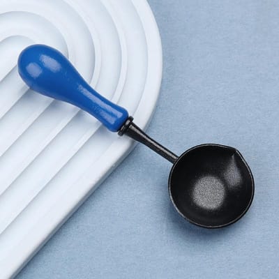 Een Anti-aanbaklepel Vuurlaklepel Lepels Voor Waxkorrels En Waxstrips Lepels Voor Waxsmeltaccessoires En Waxzegelwerk