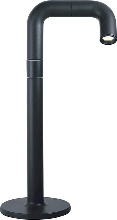 NEWDES | Tafellamp| PIPE |LED | Dimbaar | 38 CM | Antraciet/ oplaadbaar / indoor / outdoor / Sompex