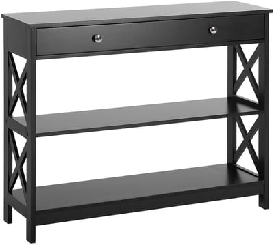 MONTGOMERY - Consoletafel - Zwart - MDF