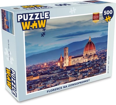 Puzzel Florence - Kathedraal - Zon - Legpuzzel - Puzzel 500 stukjes