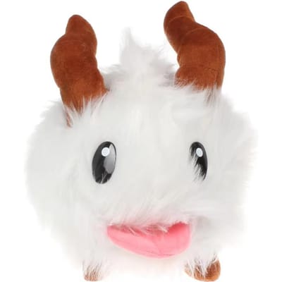 25CM League Of Legends Poro Pluche Pop Zacht Knuffeldier Perfect Cadeau Voor Kinderen Verjaardag Kerstmis Woondecoratie 25cm wit