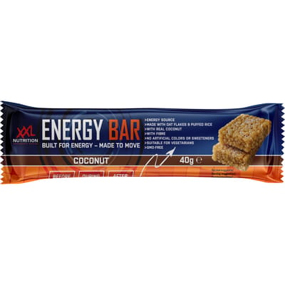 XXL Nutrition Energy Bar Kokos 1 reep (40 gram)
