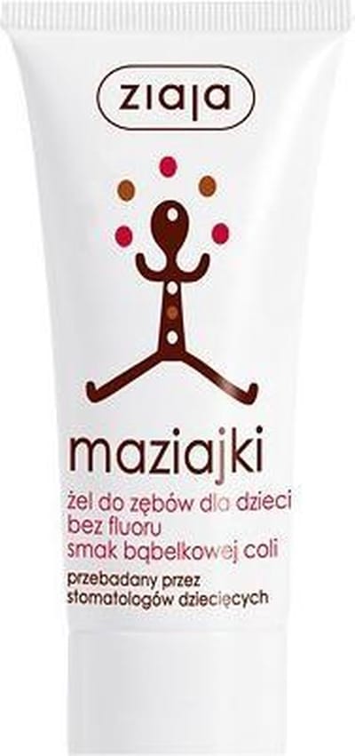 Ziaja - Maziajki Tooth Gel For Children About The Taste Of Bubble Coli 50Ml
