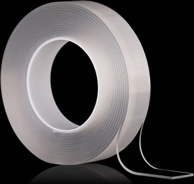 Waledano® Dubbelzijdige Nano Tape – 3 STUKS - 30mm x 1 Meter - Magische Plakband - Herbruikbaar En Wasbaar - Transparante - Montage tape – Gekko tape - 1 Meter
