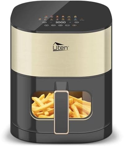 Grote heteluchtfriteuse 5,5 liter met led-touchscreen, 2000 W