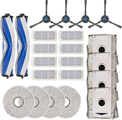 Ecovacs Deebot T30 (Pro) Omni en Bosch Spotless Max Onderhoudsset (Plus.Parts® alternatief voor DKT080142)