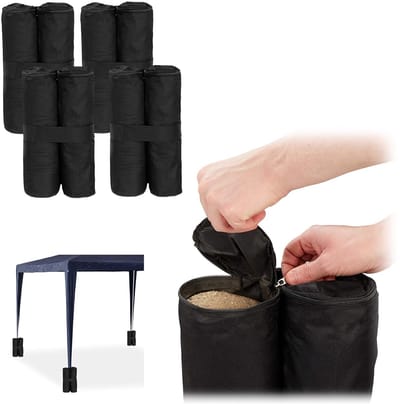Partytent gewichten - set van 4 - waterdicht Oxford-materiaal