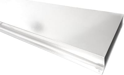 Plat Kanaal met Bevestigingsstrip 300mm Breed 1000mm Lang Ventilatiekanaal