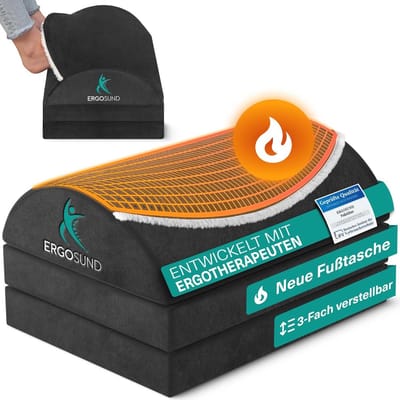 Verstelbare ergonomische voetensteun met pluizige voetenzak voor bureau en thuiskantoor