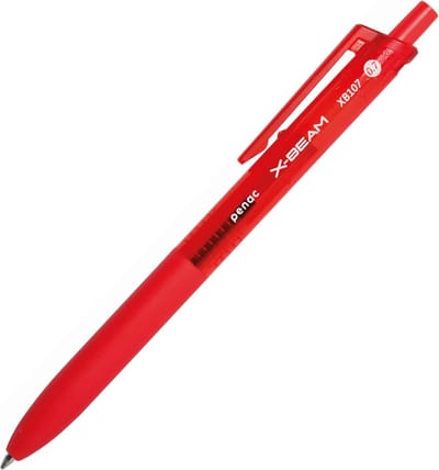 Penac Balpen X-Beam - Rood - 0.7mm - Rode inkt - 12 Pennen