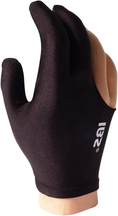 Biljarthandschoen - Keu Handschoen - Precisie Spelen - Gladde Stretch Stof - One Size - Zwart