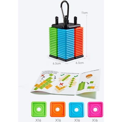 Interactief, draagbaar vijf-op-een-rij-spel voor kinderen en volwassenen, kleurrijk strategiespel voor op het bureau, geschikt voor familiefeestjes.