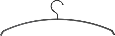 Spinder Design kledinghangers (set van 5) Silver - Zwart - Staal