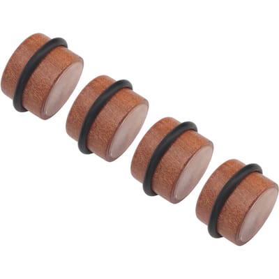 4 pièces Butée de porte cylindrique Prévenir l'impact Silencieux Sans poinçon Bois massif Butée de porte de sol avec