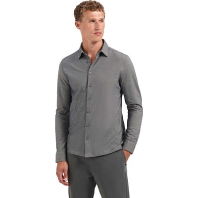No Excess Shirt Jersey Dark Grey Size: S | Formal Shirts Outlet | Heren | Grijs