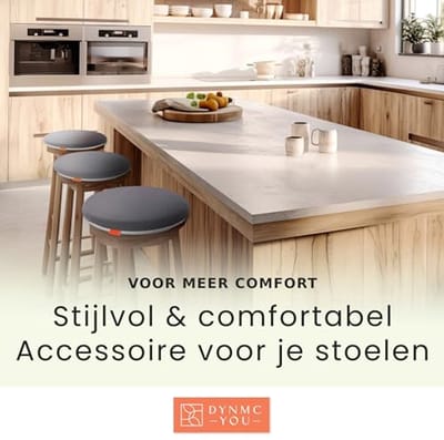Ronde Zitkussen Set van 4 - 40x40 cm - Ergonomisch en Comfortabel