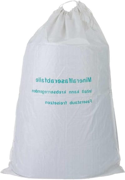 Afvalzakken Isolatiewol - Big Bag - Afval Verwerken - Gecoat Materiaal - 140x220cm - Wit