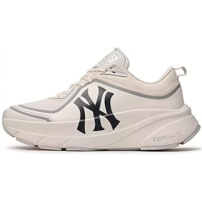 MLB Chunky Runner Ath-Flow Semelle Épaisse Augmentant la Hauteur Basse Baskets de Course Décontractées Unisexes Baskets Ivoire 3ARNATF4N-50IVS 36.5 white
