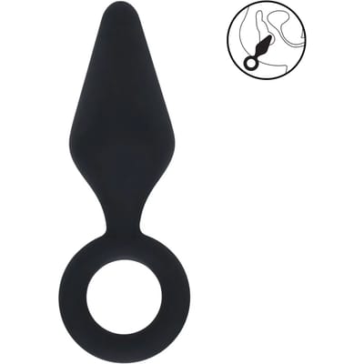 Levelz - Siliconen Anaal Plug met Ring - Maat S