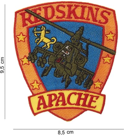 Embleem stof Redskins apache
