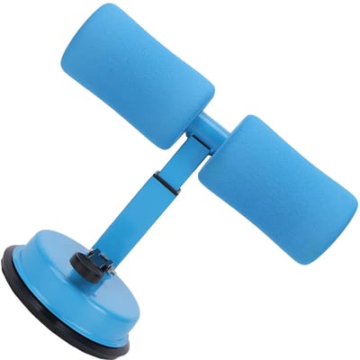 Buikspiertrainer SitUp-hulpmiddel Zuignap Huishoudelijke fitness-lichaamsvormende oefentool(Zwart ) blauw