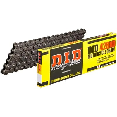Motorfiets rolketting D.I.D 428Hd(B&B) X 118 Mail. Rj
