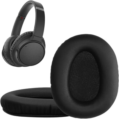 kwmobile 2x oorkussens geschikt voor Sony WH-CH700N - Earpads voor koptelefoon in donkergrijs