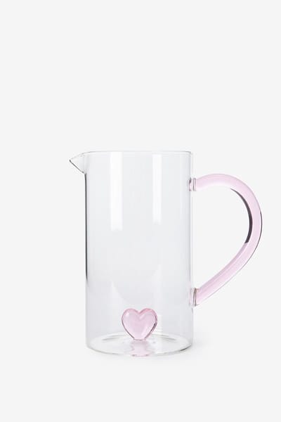 Sissy-Boy - Glazen karaf met roze hartje aan de binnenkant