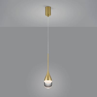 Helestra Deep LED hanglamp, mat goud