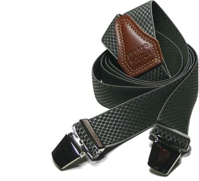 Pierre Mouton Elegance Bretel - Bretels - Volwassenen - Heren - Donkergroen - 140cm - 3 brede clips - XL - XXL