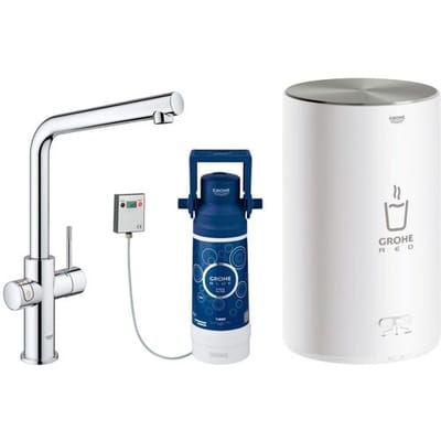 Grohe Red - Duo Kokendwaterkraan met filterset, boiler M, chroom 30327001