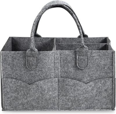 Draagbare Luier Caddy Organizer voor Baby's - Opvouwbare Organizer met Verdeeld Ontwerp voor Baby Spullen