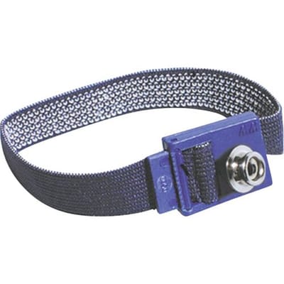 BERNSTEIN Tools for Electronics 9-342-1 ESD-armband Zwart Drukknop 3 mm