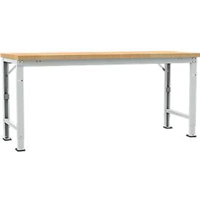 Manuflex werkbank Profi speciaal, tafelblad multiplex, 2000 x 700 mm, lichtgrijs