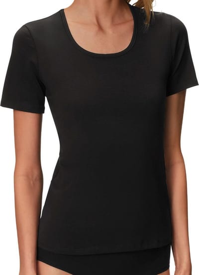 Ten Cate Basics t-shirt zwart voor Dames | Maat S