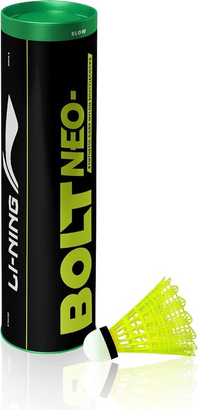 6 Stuks Nylon Badminton Shuttles - Duurzame Grote Snelheid (Geel)