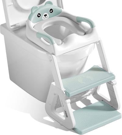 Kindertoiletbril met Trap en Antislip voor Zindelijkheidstraining