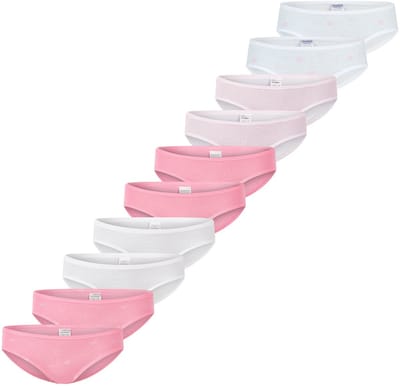Schiesser Meisjes slips 10 pack 95/5 Kids Girls Cotton