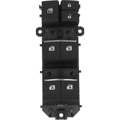 Interrupteur principal de lève-vitre 84040‑12150 Utilisation facile Bouton interrupteur de lève-vitre de porte Remplacement pour Toyota RAV4 2019 à 2020 black