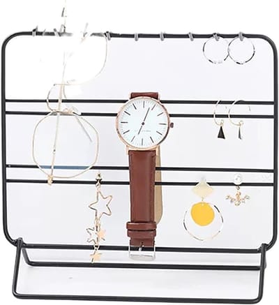 Sieraden Haken - Oorbel Houder - Sieraden Opbergen - Grote Capaciteit - 72 Gaten - Zwart