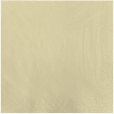 Professionele Tissueservetten - Crème - 40x40cm - 3-Laags - Fasana CC591