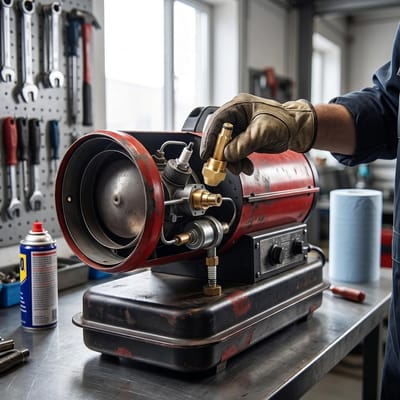 Verwarmingsmondstuk met O-ring van metaal en rubber voor 110 tot 125K BTU geforceerde ventilatorkachels, vervangingsonderdeel en accessoires
